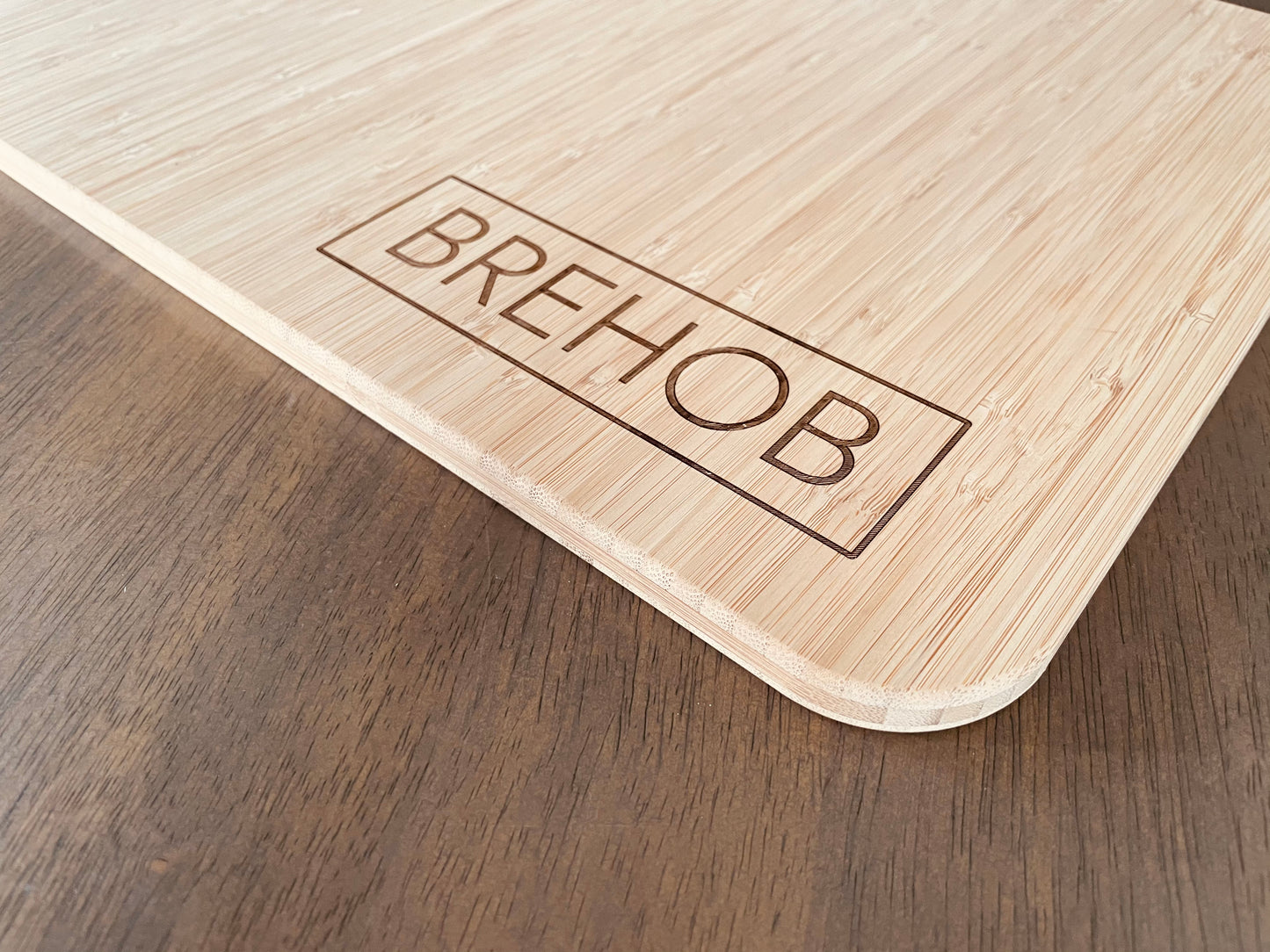 Custom 17.5" x 13" Bamboo Charcuterie Board - Cutting Board - Serving Board